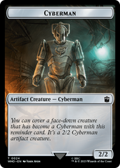 Human Noble // Cyberman Double-Sided Token [Doctor Who Tokens] | Gamers Paradise