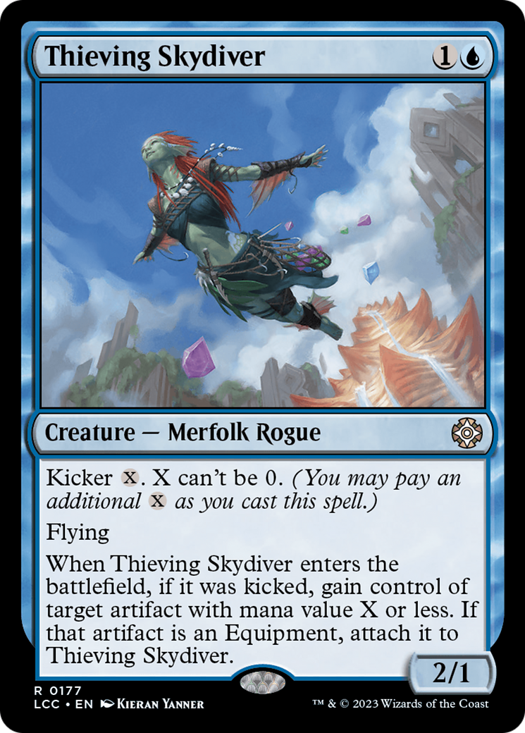 Thieving Skydiver [The Lost Caverns of Ixalan Commander] | Gamers Paradise
