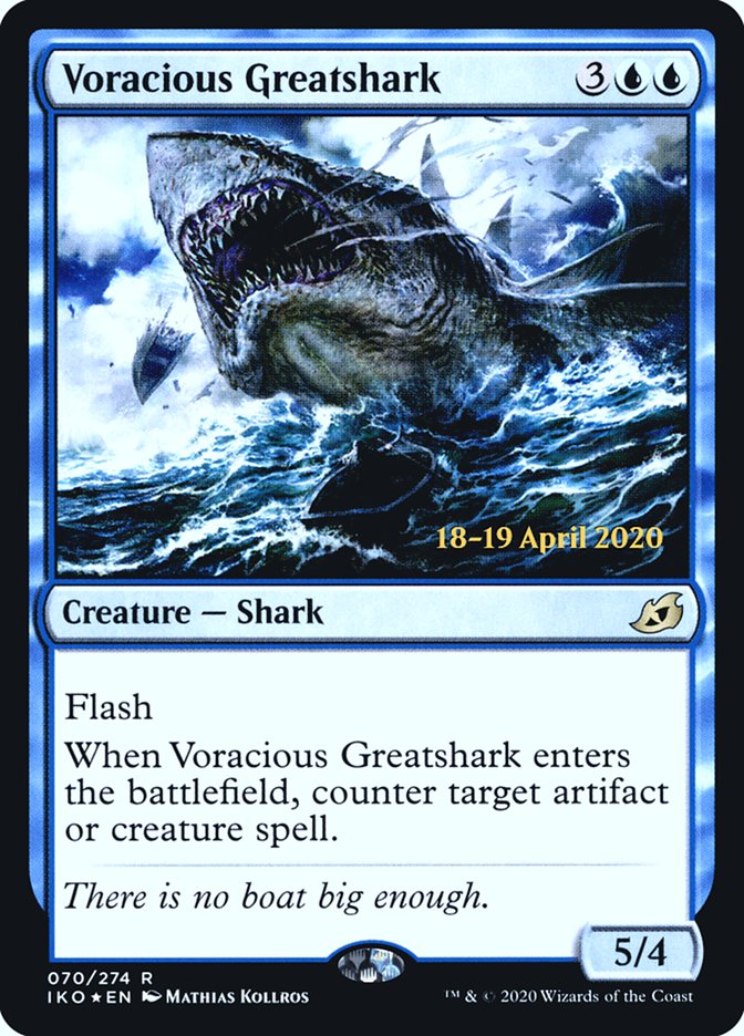 Voracious Greatshark [Ikoria: Lair of Behemoths Prerelease Promos] | Gamers Paradise