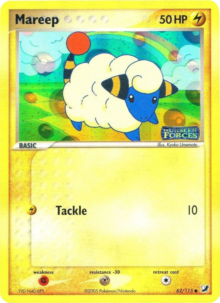 Mareep (62/115) (Stamped) [EX: Unseen Forces] | Gamers Paradise