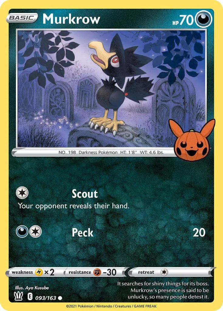 Murkrow (093/163) [Trick or Trade] | Gamers Paradise