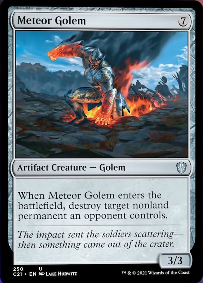Meteor Golem [Commander 2021] | Gamers Paradise