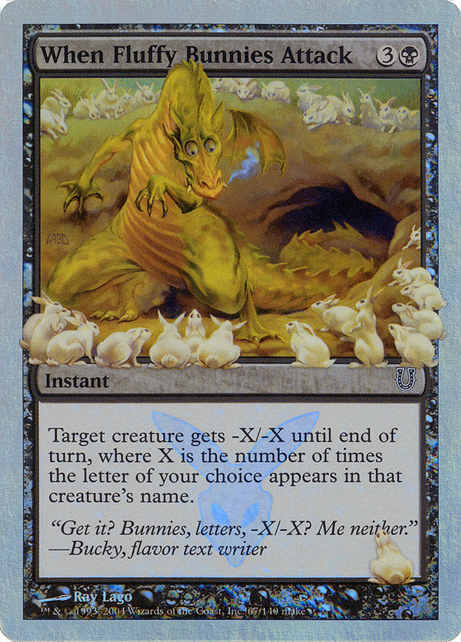 When Fluffy Bunnies Attack (Alternate Foil) [Unhinged] | Gamers Paradise