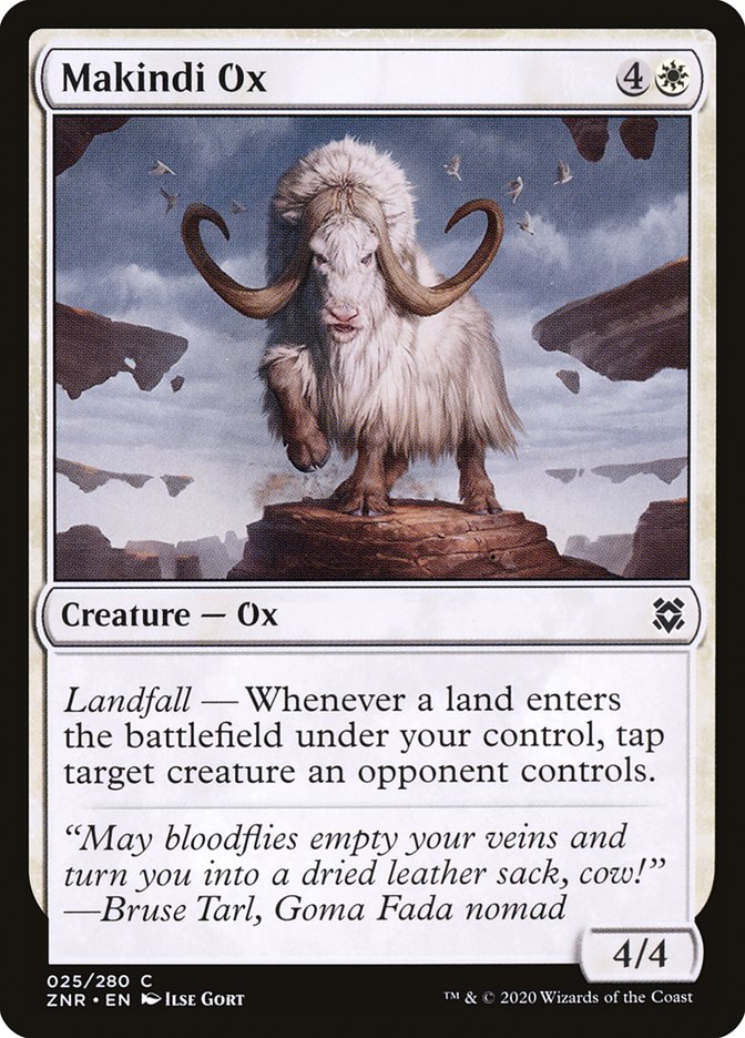 Makindi Ox [Zendikar Rising] | Gamers Paradise