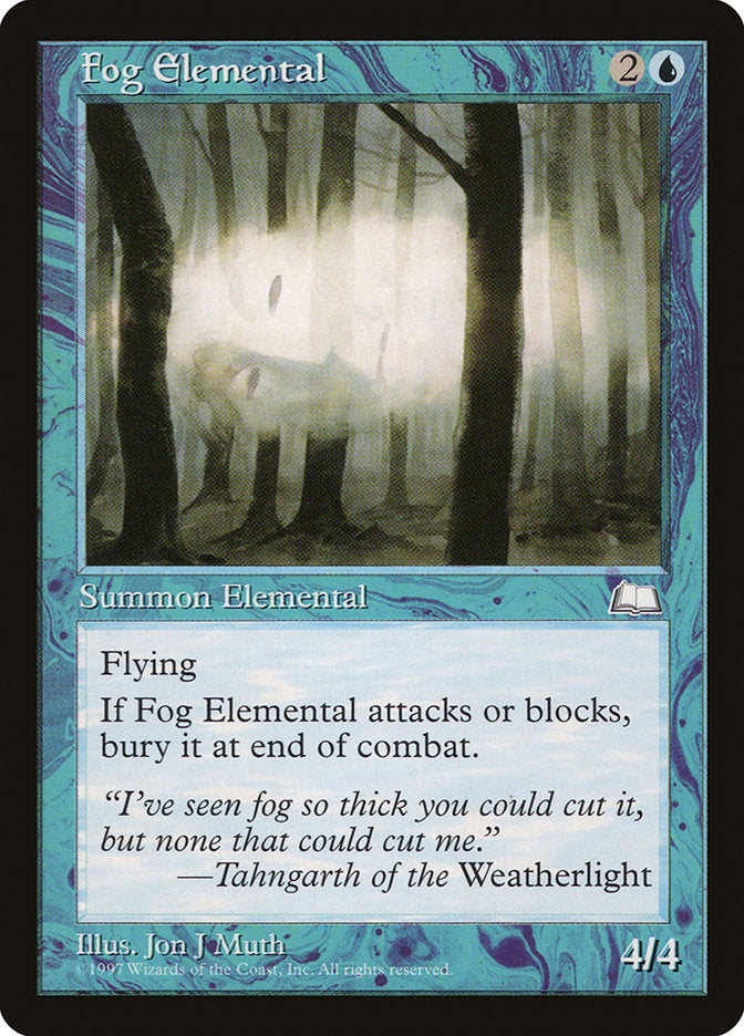 Fog Elemental [Weatherlight] | Gamers Paradise