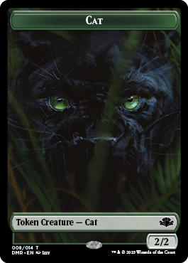 Cat Token (008) [Dominaria Remastered Tokens] | Gamers Paradise
