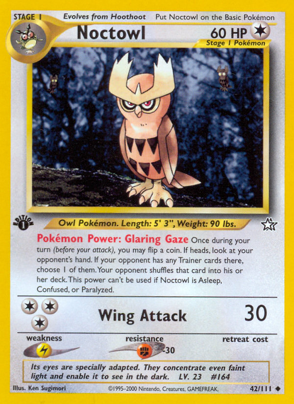 Noctowl (42/111) [Neo Genesis 1st Edition] | Gamers Paradise