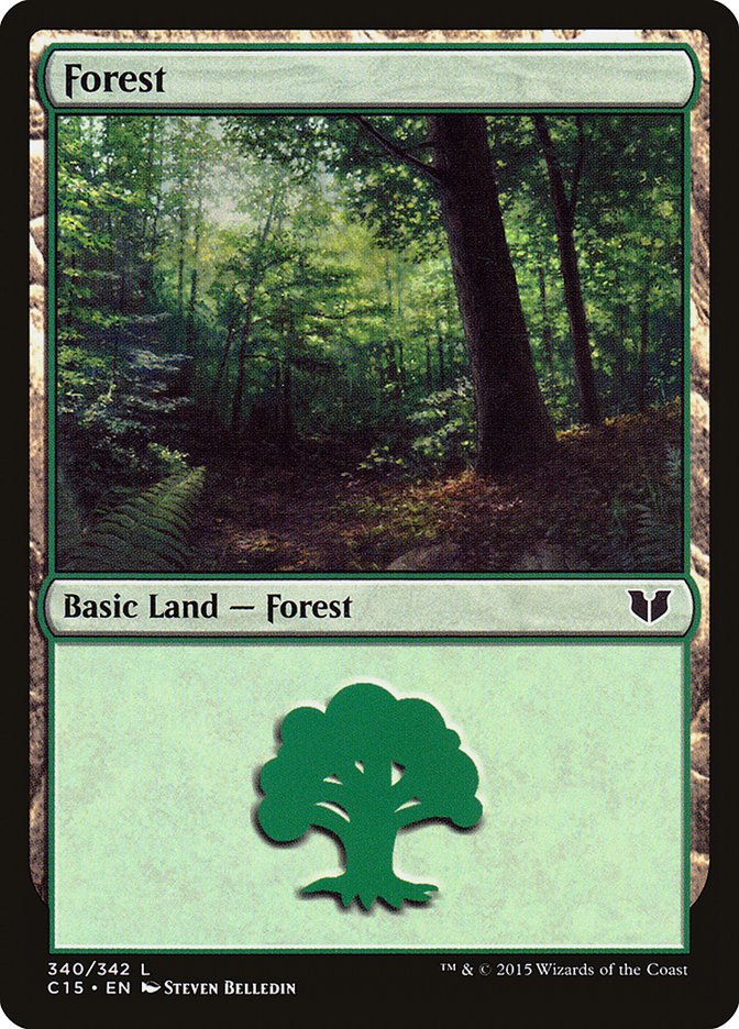 Forest (340) [Commander 2015] | Gamers Paradise