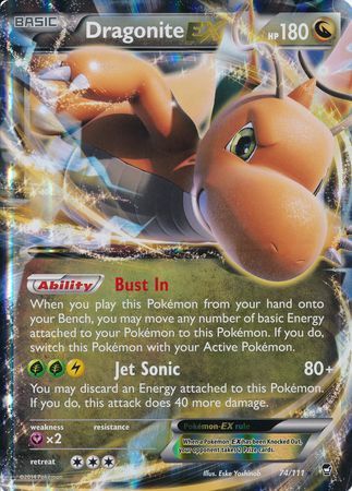 Dragonite EX (74/111) (Jumbo Card) [XY: Furious Fists] | Gamers Paradise