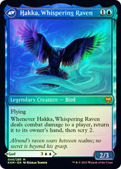 Alrund, God of the Cosmos // Hakka, Whispering Raven [Kaldheim Prerelease Promos] | Gamers Paradise