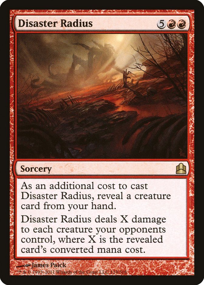 Disaster Radius [Commander 2011] | Gamers Paradise