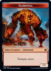 Elemental // Satyr Double-Sided Token [Theros Beyond Death Tokens] | Gamers Paradise