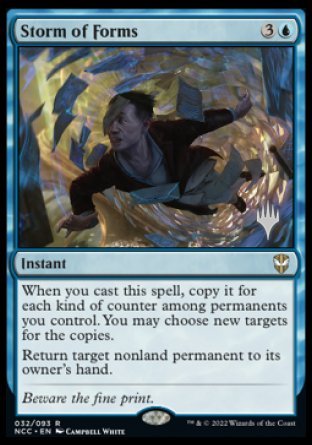 Storm of Forms (Promo Pack) [Streets of New Capenna Commander Promos] | Gamers Paradise