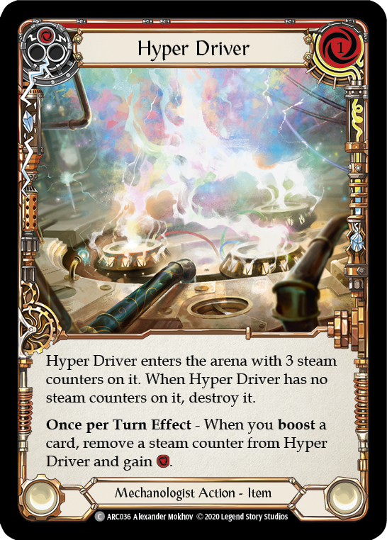 Hyper Driver [U-ARC036] Unlimited Rainbow Foil | Gamers Paradise