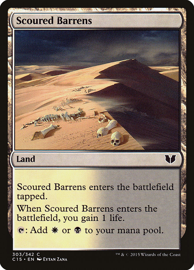 Scoured Barrens [Commander 2015] | Gamers Paradise