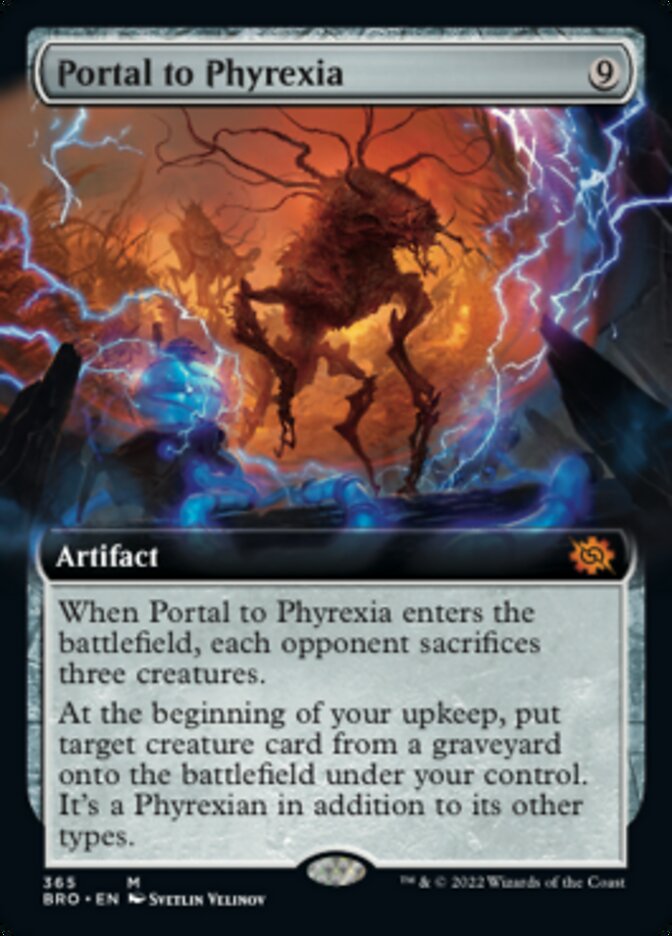 Portal to Phyrexia (Extended Art) [The Brothers' War] | Gamers Paradise