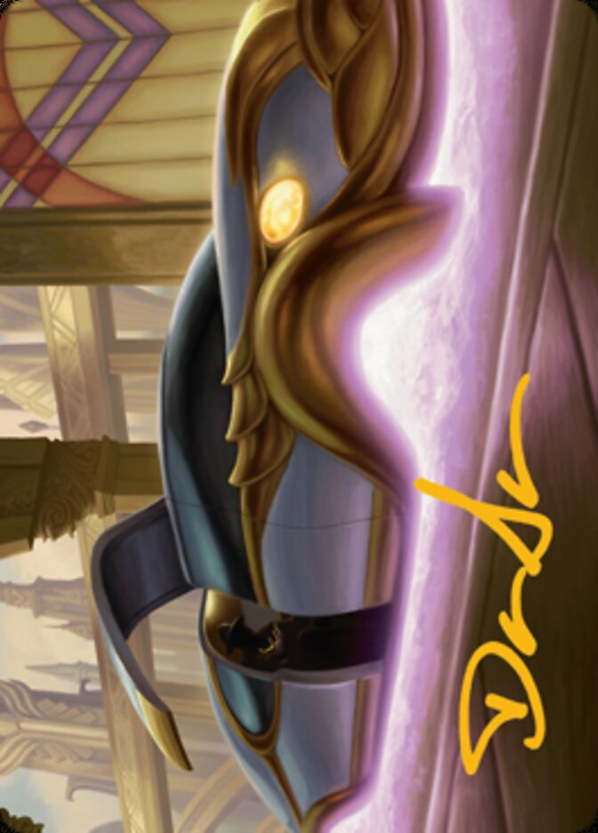 Mysterious Limousine Art Card (Gold-Stamped Signature) [Streets of New Capenna Art Series] | Gamers Paradise