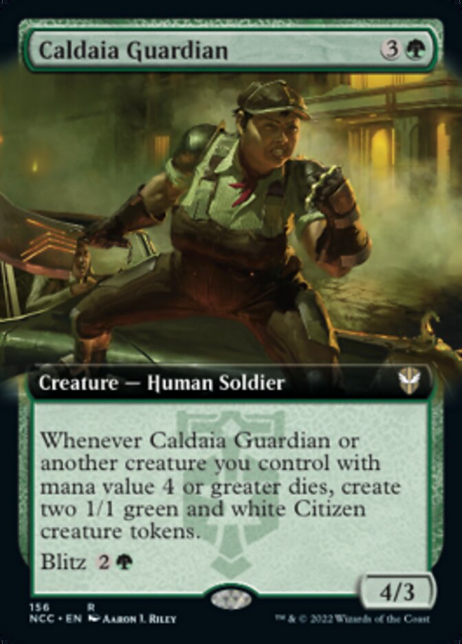 Caldaia Guardian (Extended Art) [Streets of New Capenna Commander] | Gamers Paradise