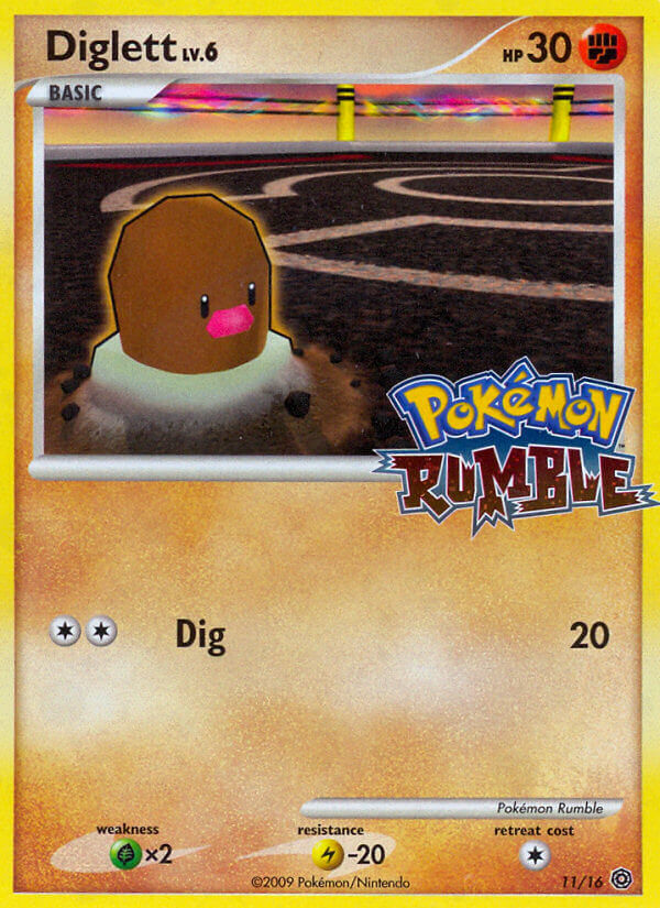 Diglett (11/16) [Pokémon Rumble] | Gamers Paradise