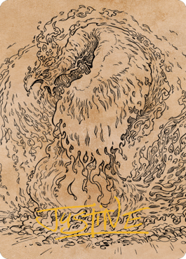 Nemesis Phoenix Art Card (Gold-Stamped Signature) [Commander Legends: Battle for Baldur's Gate Art Series] | Gamers Paradise