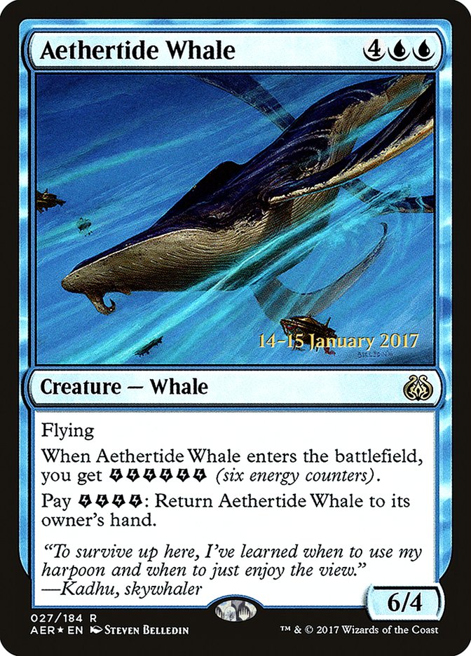 Aethertide Whale [Aether Revolt Prerelease Promos] | Gamers Paradise