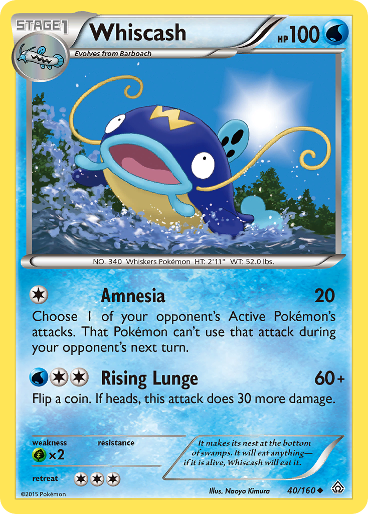 Whiscash (40/160) [XY: Primal Clash] | Gamers Paradise