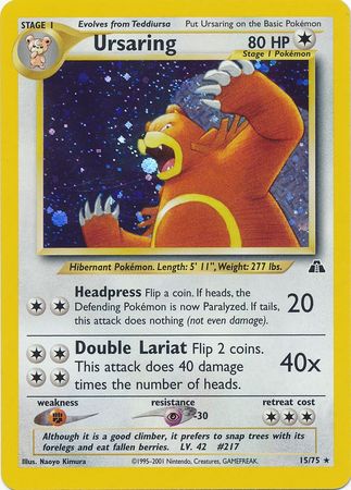 Ursaring (15/75) [Neo Discovery Unlimited] | Gamers Paradise