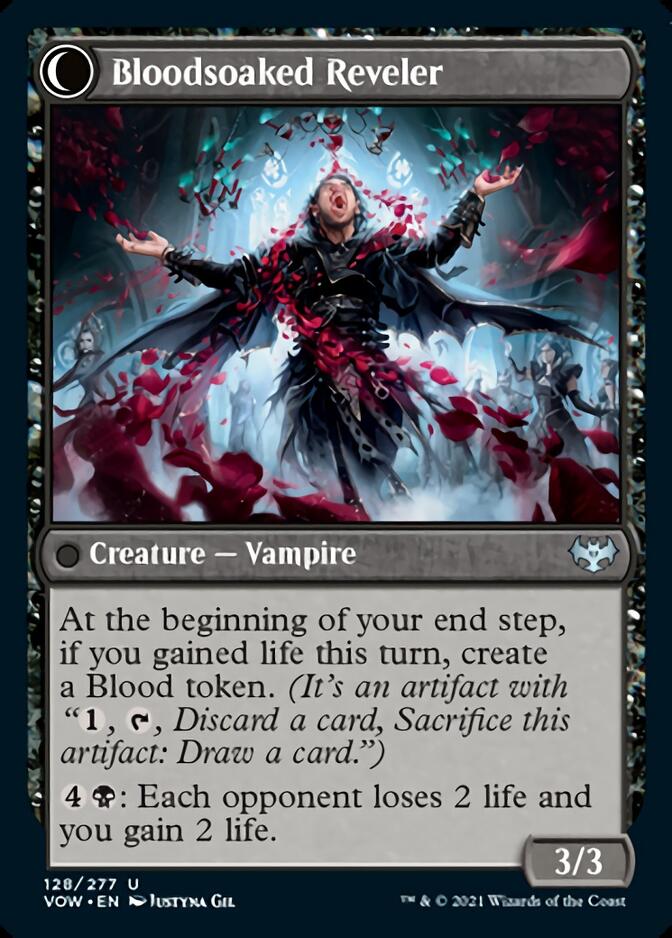 Restless Bloodseeker // Bloodsoaked Reveler [Innistrad: Crimson Vow] | Gamers Paradise