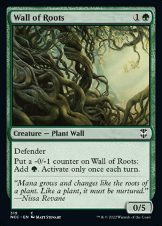 Wall of Roots [Streets of New Capenna Commander] | Gamers Paradise