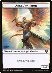 Treasure // Angel Warrior Double-Sided Token [Kaldheim Tokens] | Gamers Paradise