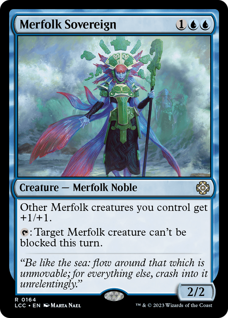 Merfolk Sovereign [The Lost Caverns of Ixalan Commander] | Gamers Paradise