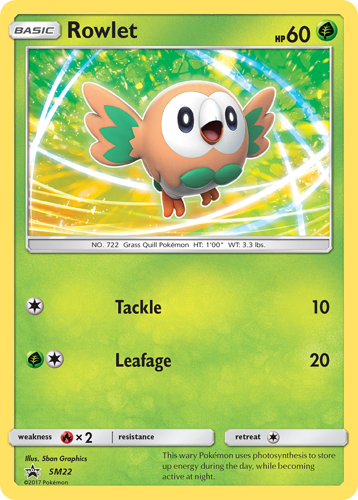 Rowlet (SM22) [Sun & Moon: Black Star Promos] | Gamers Paradise