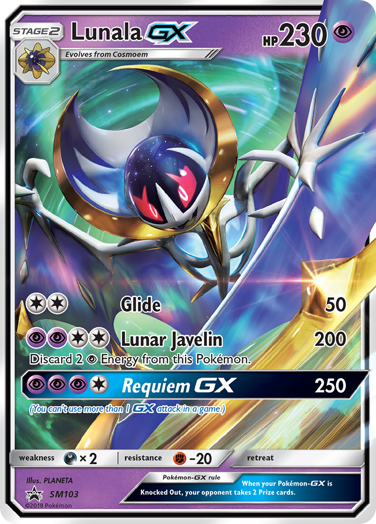 Lunala GX (SM103) [Sun & Moon: Black Star Promos] | Gamers Paradise