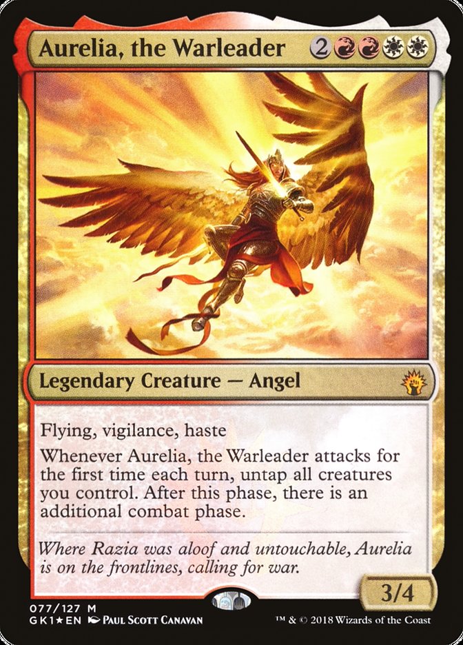 Aurelia, the Warleader [Guilds of Ravnica Guild Kit] | Gamers Paradise