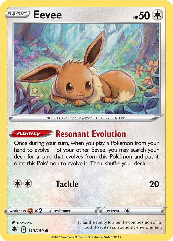 Eevee (119/189) [Sword & Shield: Astral Radiance] | Gamers Paradise