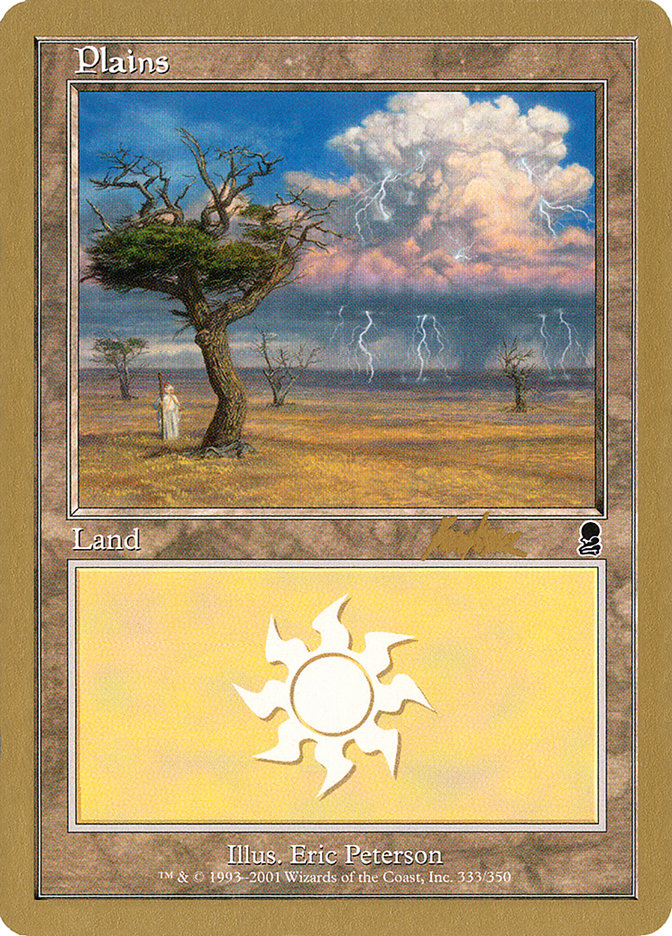 Plains (bk333) (Brian Kibler) [World Championship Decks 2002] | Gamers Paradise