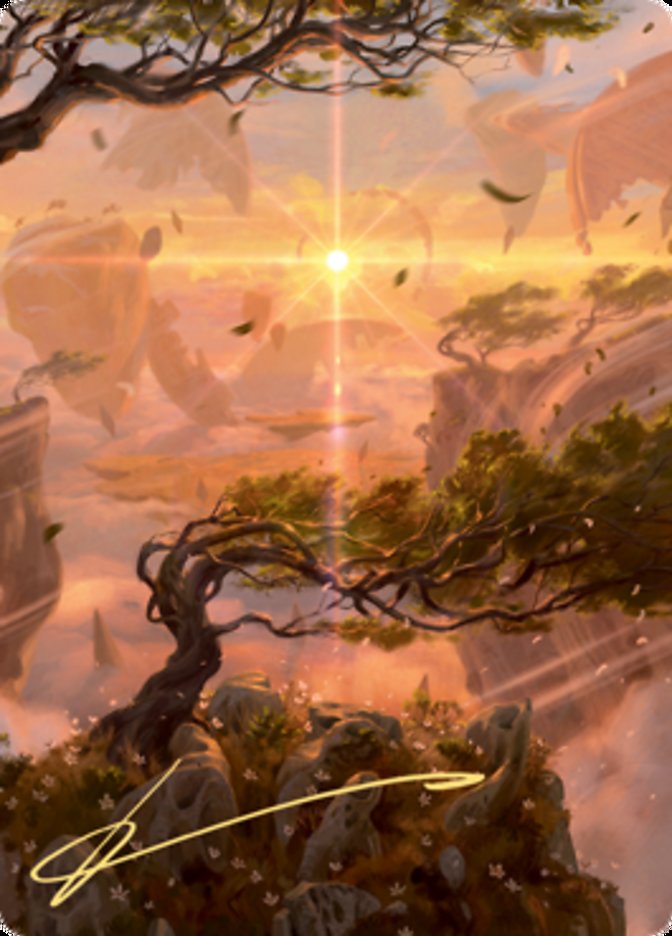 Windswept Heath Art Card (Gold-Stamped Signature) [Zendikar Rising Art Series] | Gamers Paradise