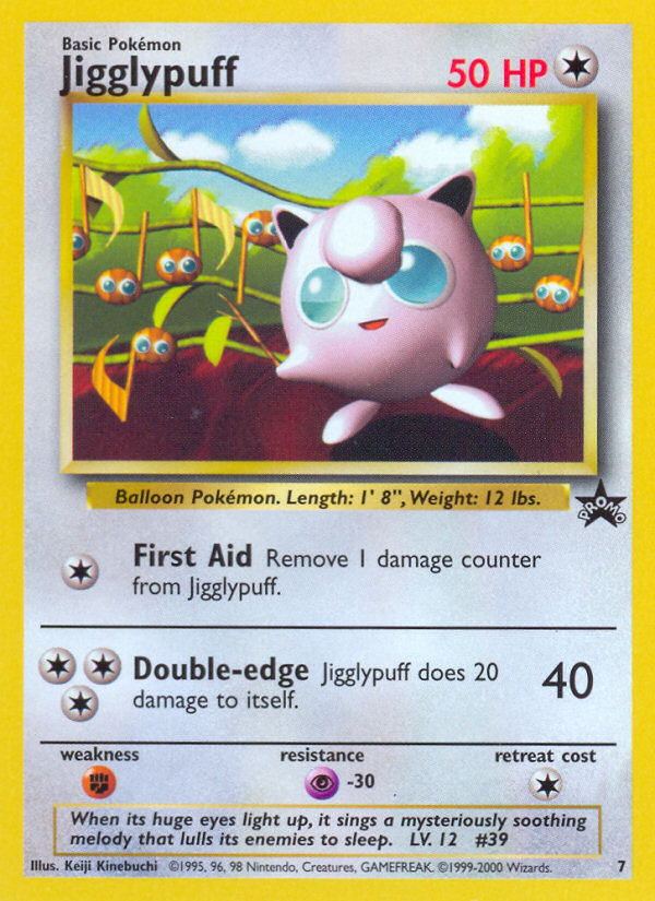 Jigglypuff (7) [Wizards of the Coast: Black Star Promos] | Gamers Paradise