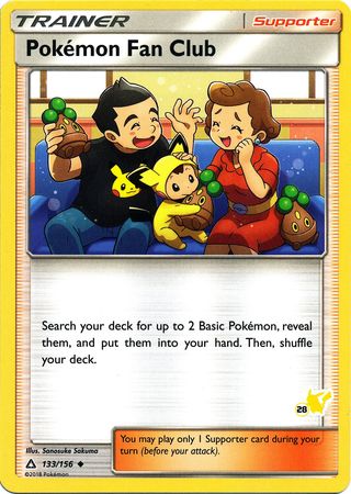 Pokemon Fan Club (133/156) (Pikachu Stamp #28) [Battle Academy 2020] | Gamers Paradise