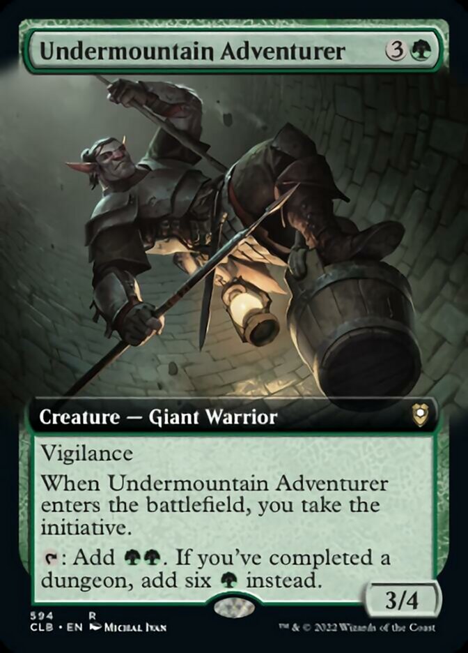 Undermountain Adventurer (Extended Art) [Commander Legends: Battle for Baldur's Gate] | Gamers Paradise