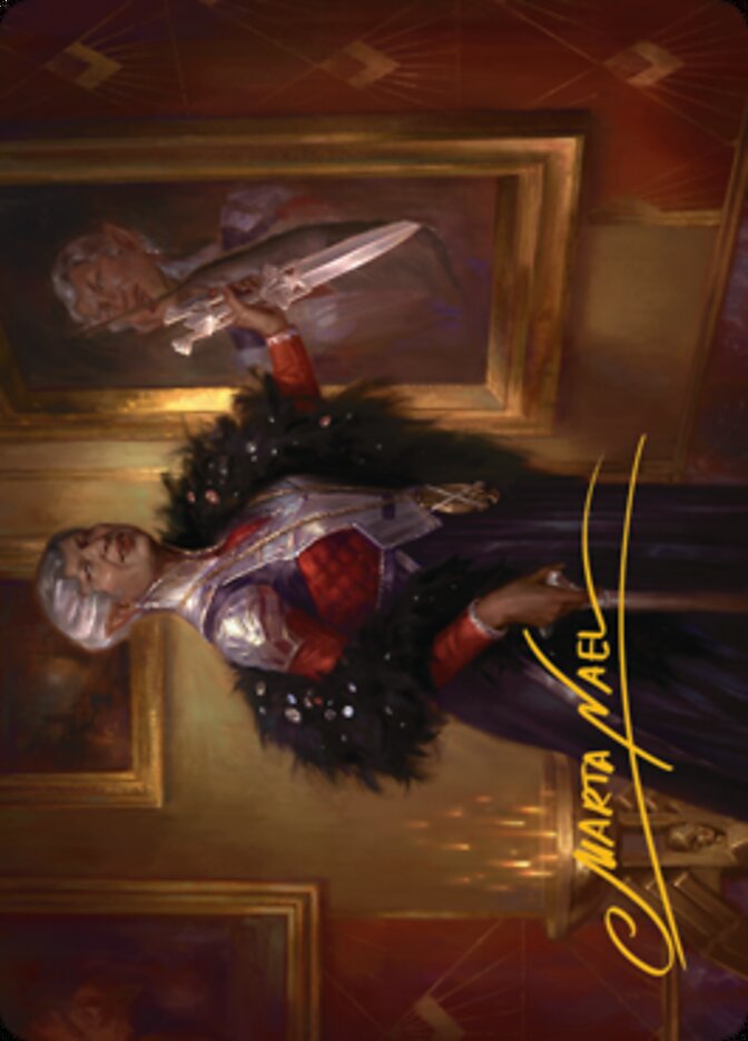 Evelyn, the Covetous Art Card (Gold-Stamped Signature) [Streets of New Capenna Art Series] | Gamers Paradise