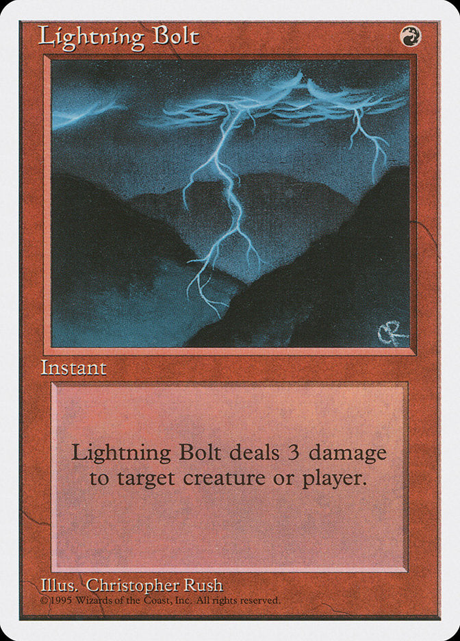 Lightning Bolt [Fourth Edition] | Gamers Paradise