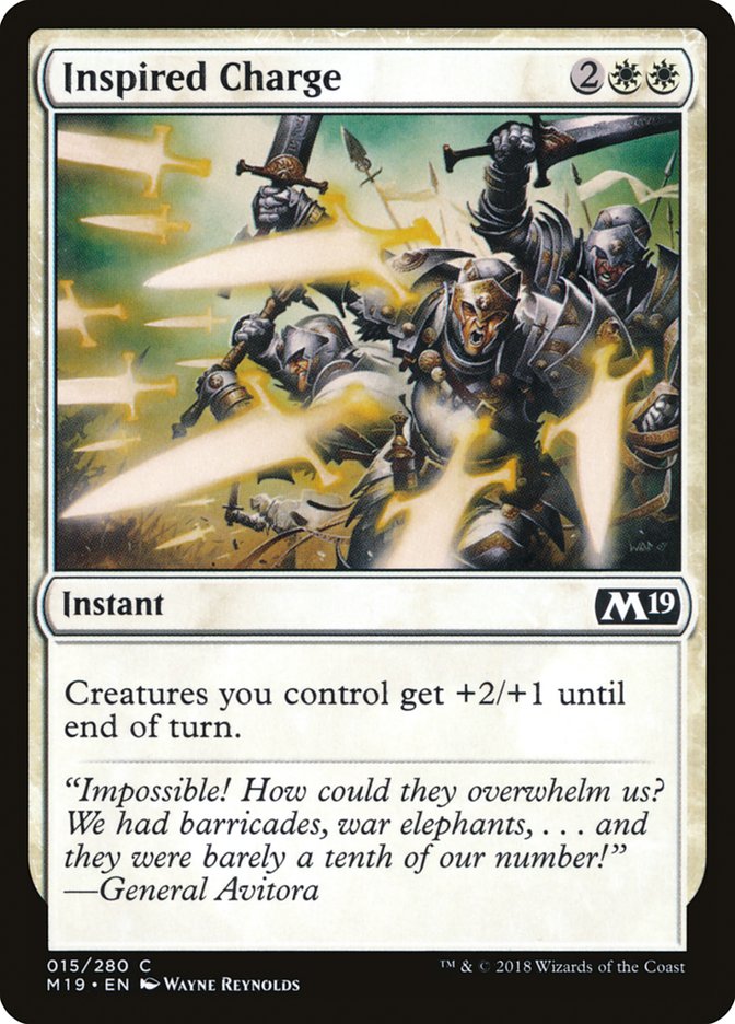 Inspired Charge [Core Set 2019] | Gamers Paradise