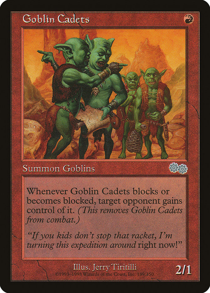 Goblin Cadets [Urza's Saga] | Gamers Paradise