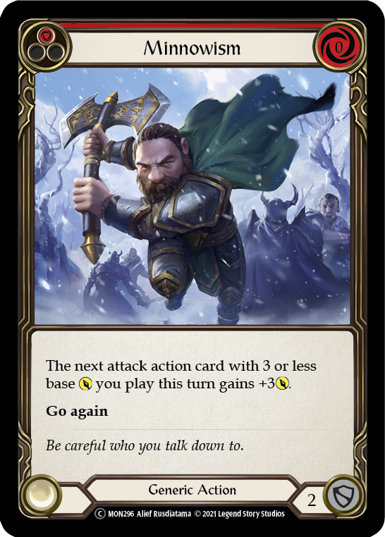 Minnowism (Red) [U-MON296-RF] Unlimited Rainbow Foil | Gamers Paradise