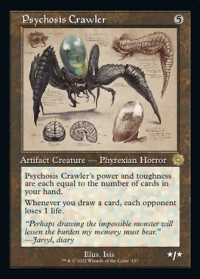 Psychosis Crawler (Retro Schematic) [The Brothers' War Retro Artifacts] | Gamers Paradise