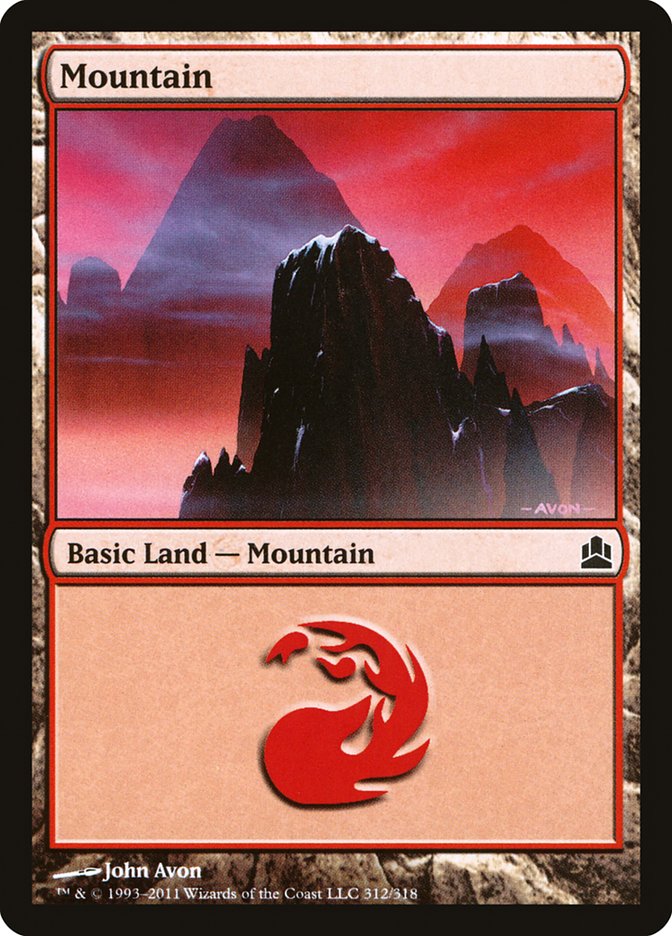 Mountain (312) [Commander 2011] | Gamers Paradise