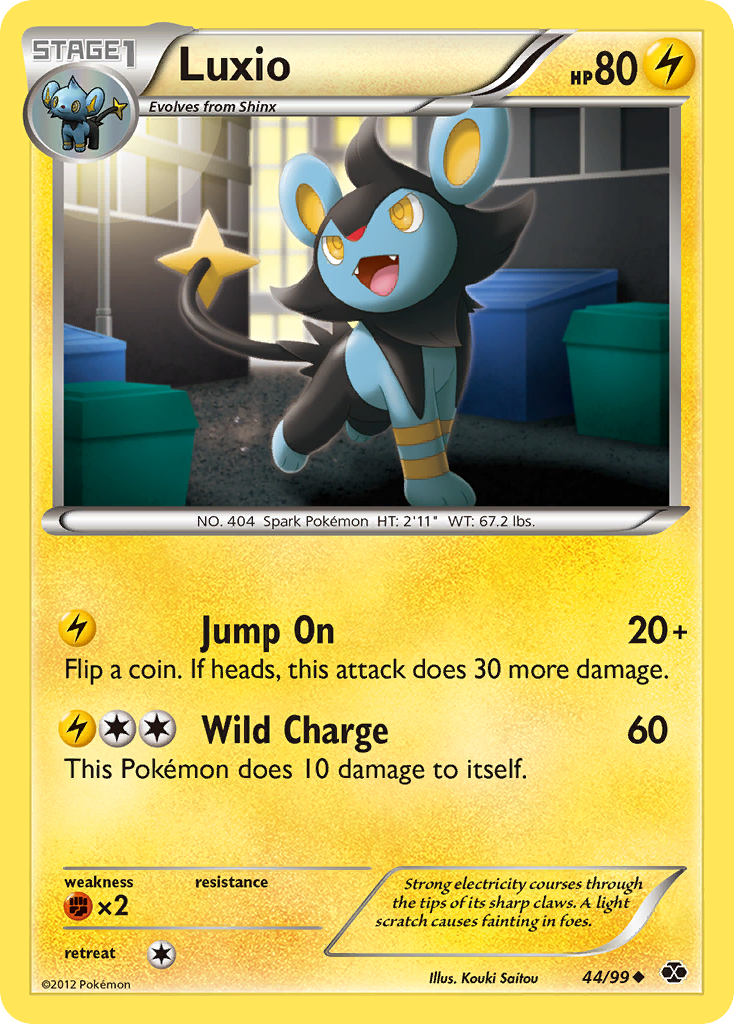 Luxio (44/99) [Black & White: Next Destinies] | Gamers Paradise