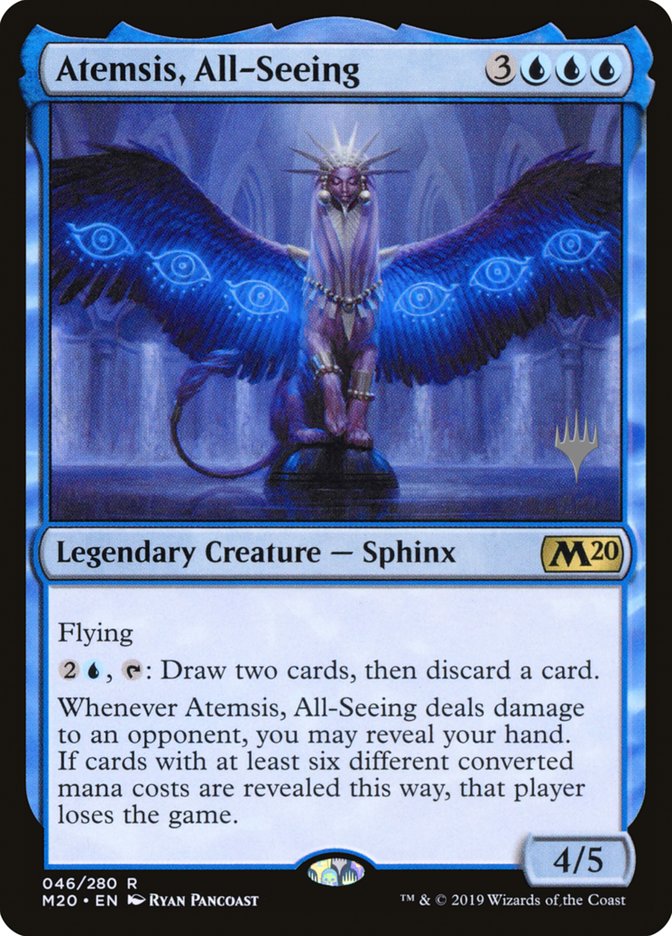 Atemsis, All-Seeing (Promo Pack) [Core Set 2020 Promos] | Gamers Paradise