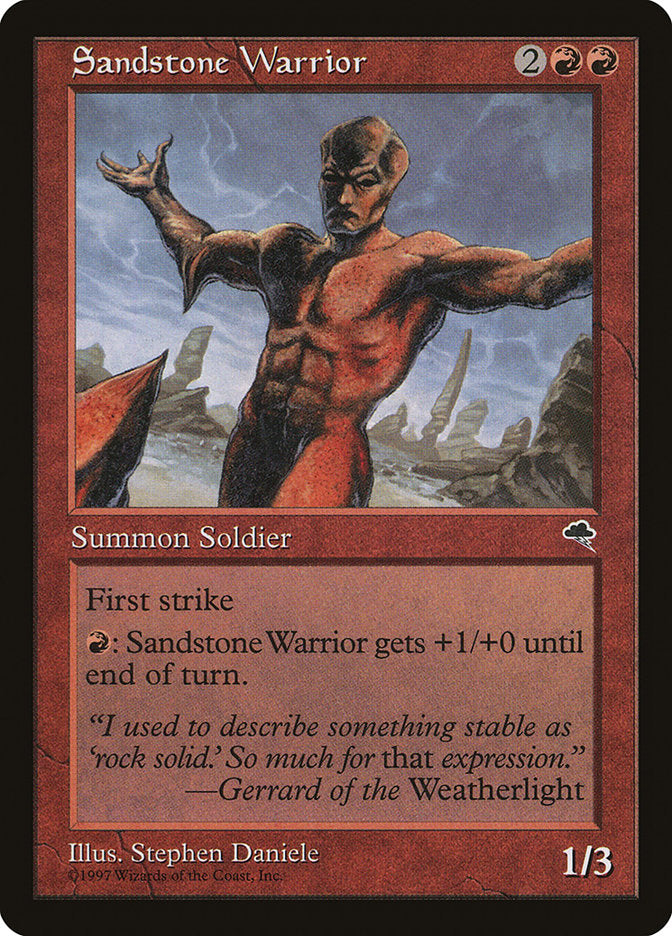 Sandstone Warrior [Tempest] | Gamers Paradise